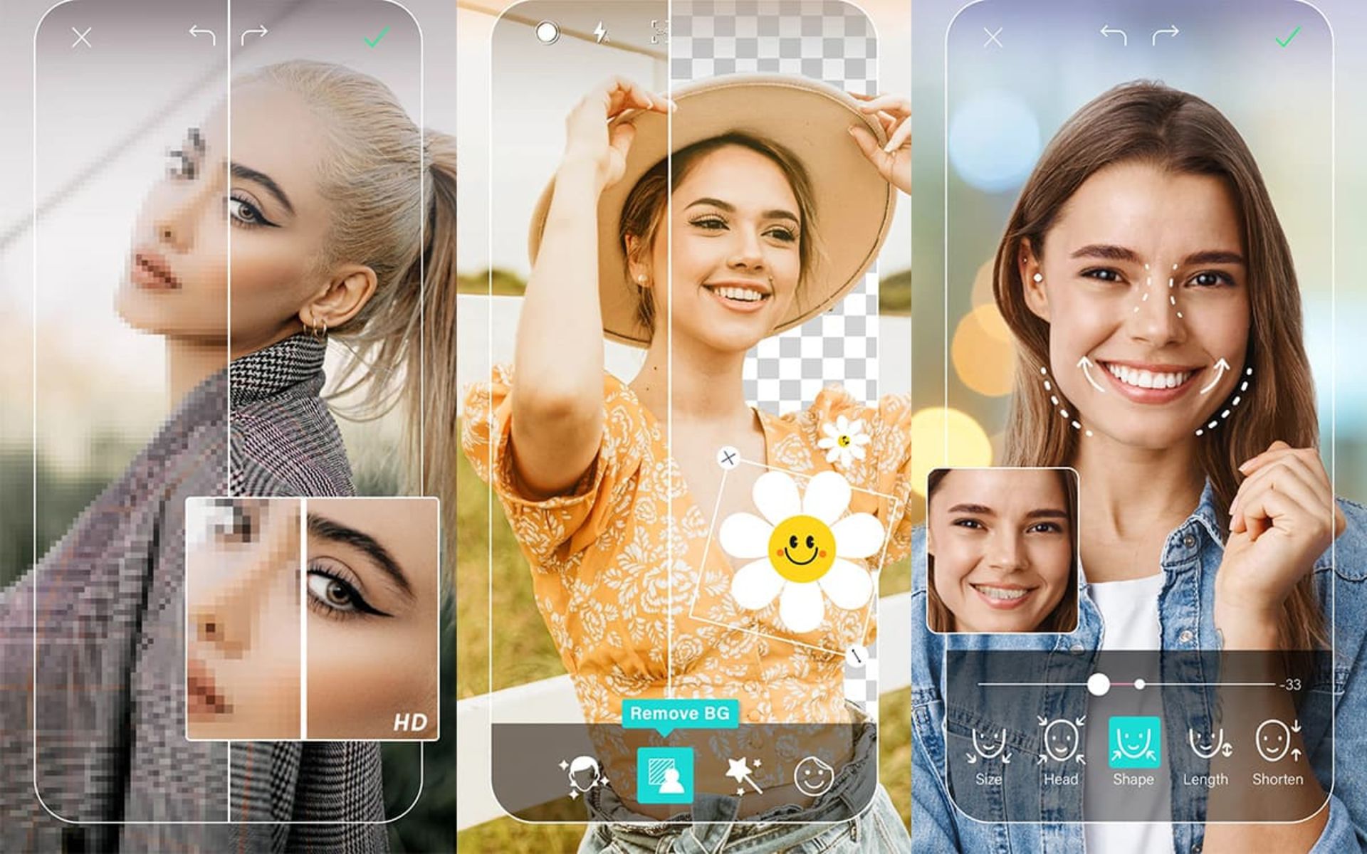YouCam Perfect - ترکیب فیلتر، کلاژ و حذف اشیای مزاحم