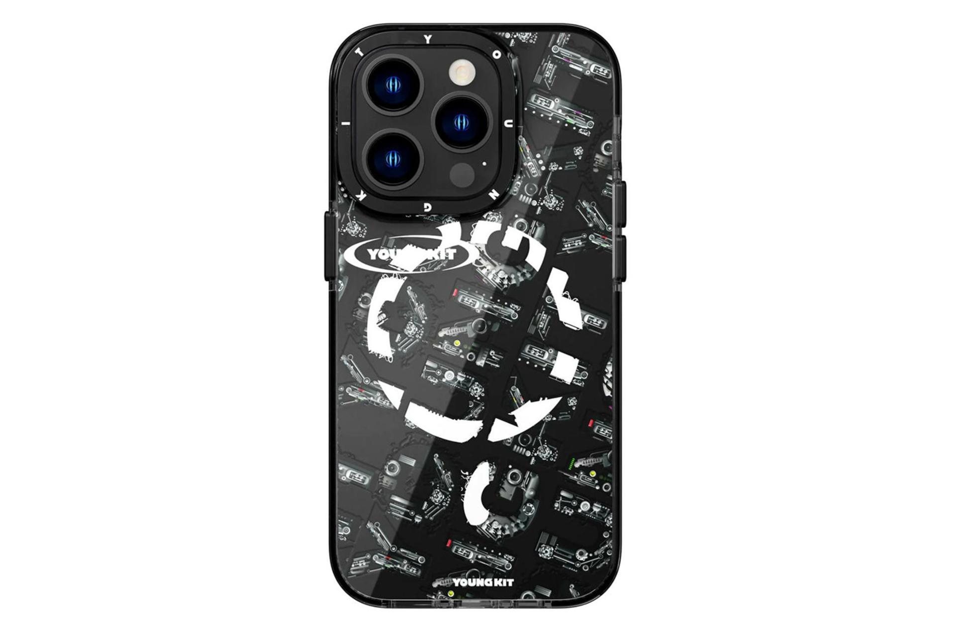 قاب گوشی یانگ کیت Youngkit Mechanical Punk For Apple iPhone 14 Pro Max نمای پشت