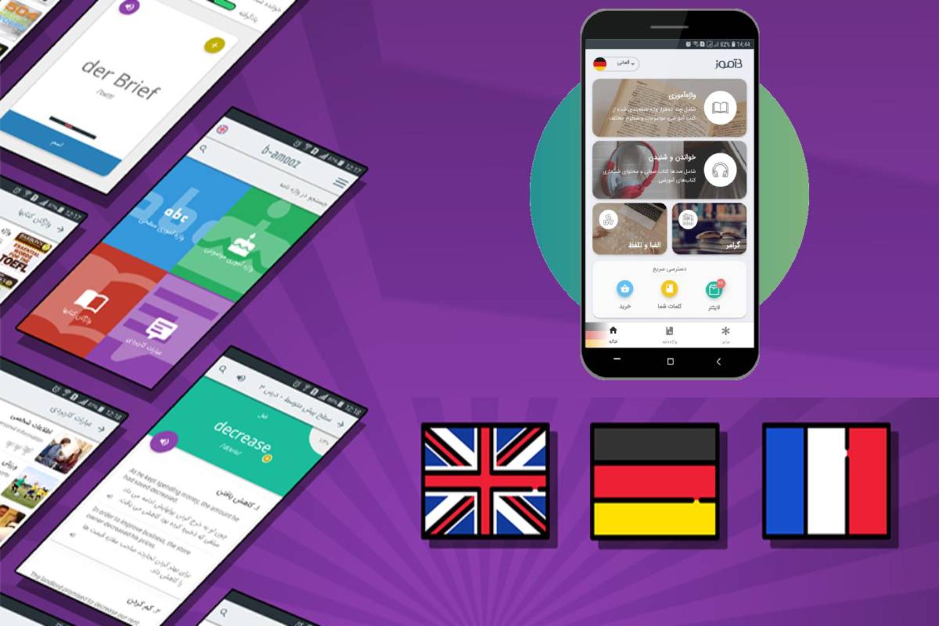 برنامه آموزش زبان فرانسوی زبان بیاموز