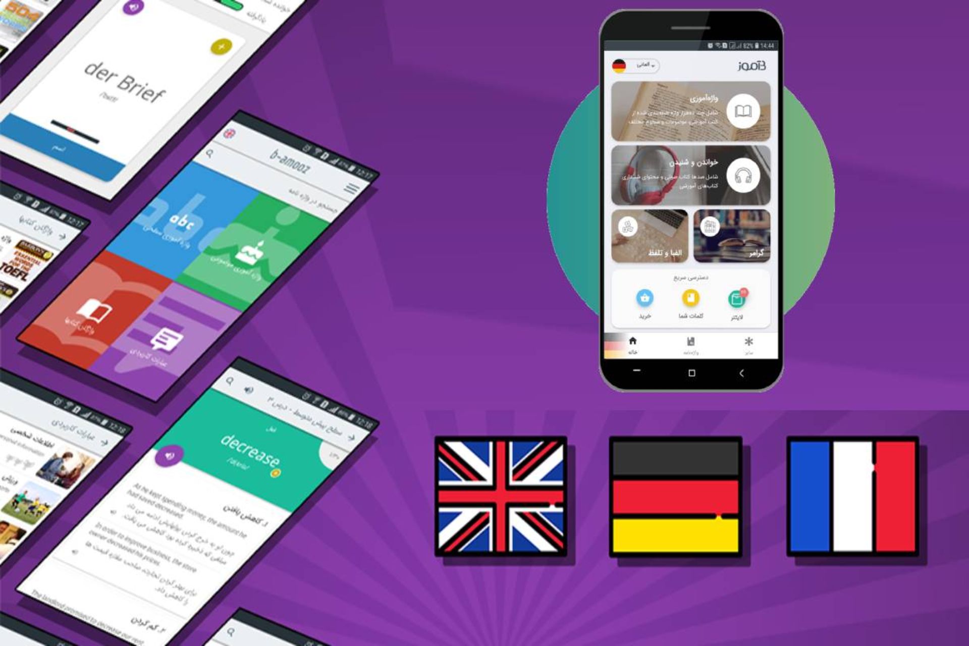 برنامه آموزش زبان فرانسوی زبان بیاموز