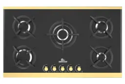نمای بالای اجاق گاز صفحه ای زرتوس ZG5012Gold
