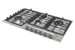 نمای سمت راست اجاق گاز صفحه ای زرتوس ZS5012
