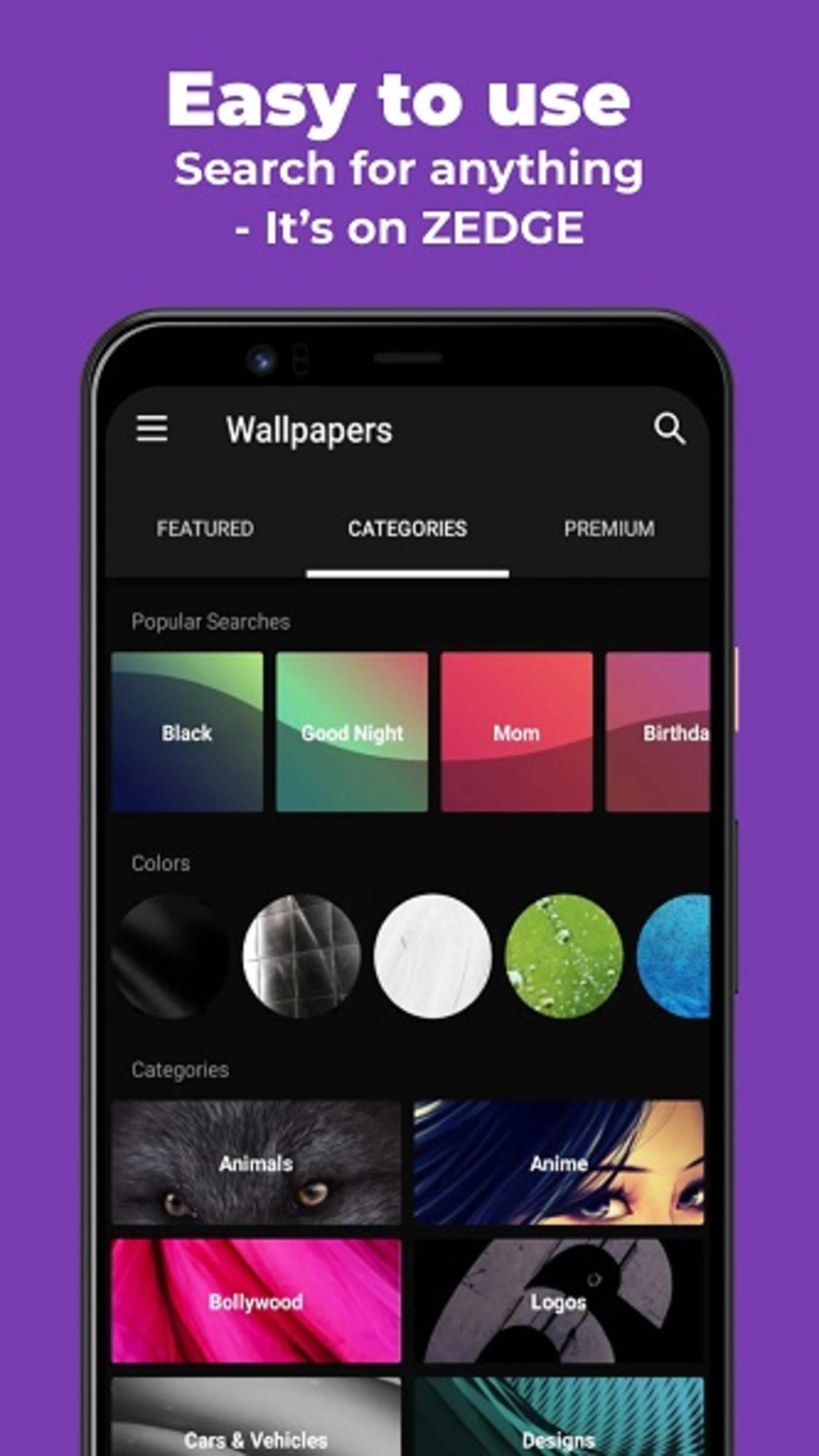  برنامه والپیپر اندروید ZEDGE 