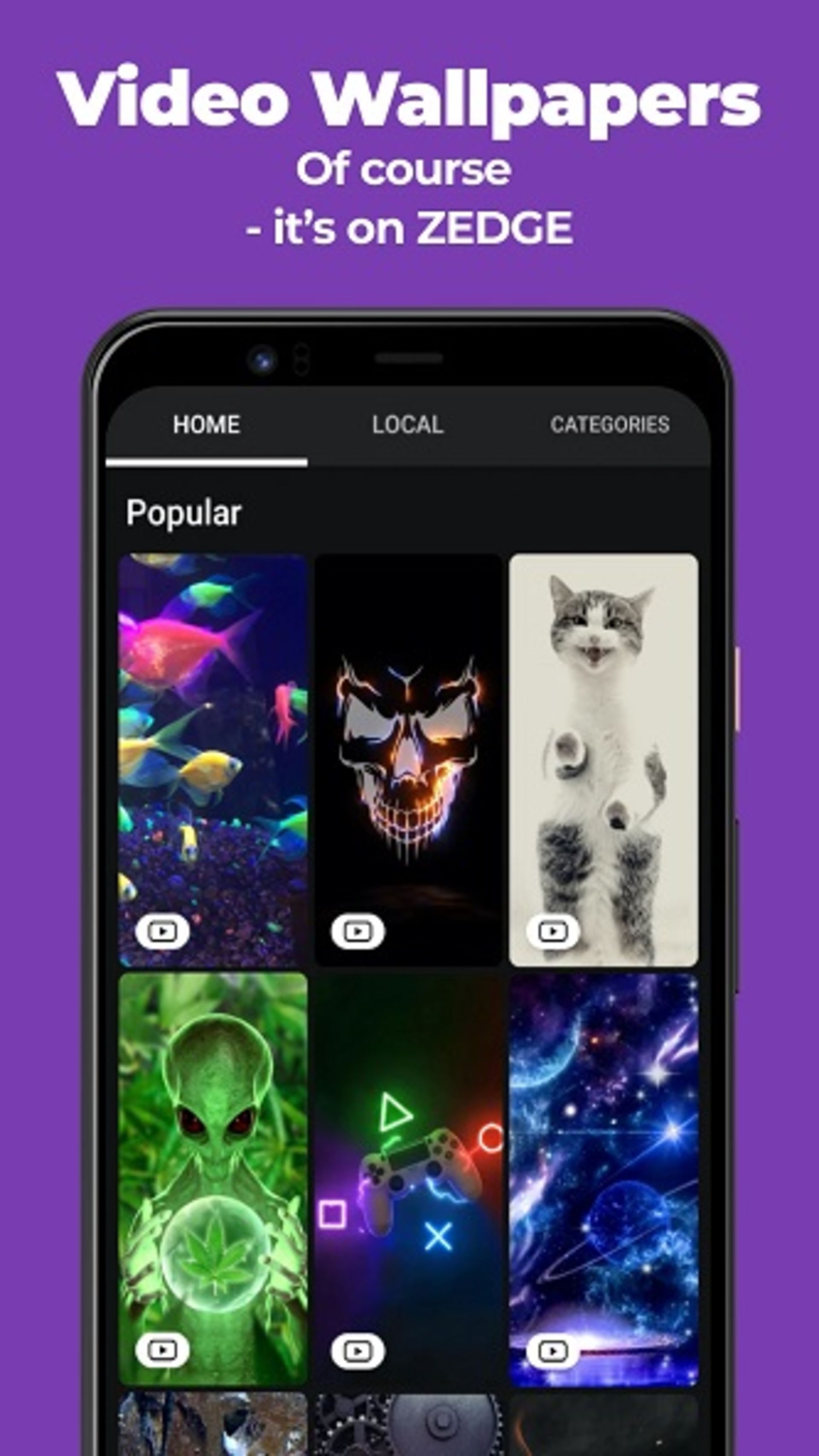  برنامه والپیپر اندروید ZEDGE 