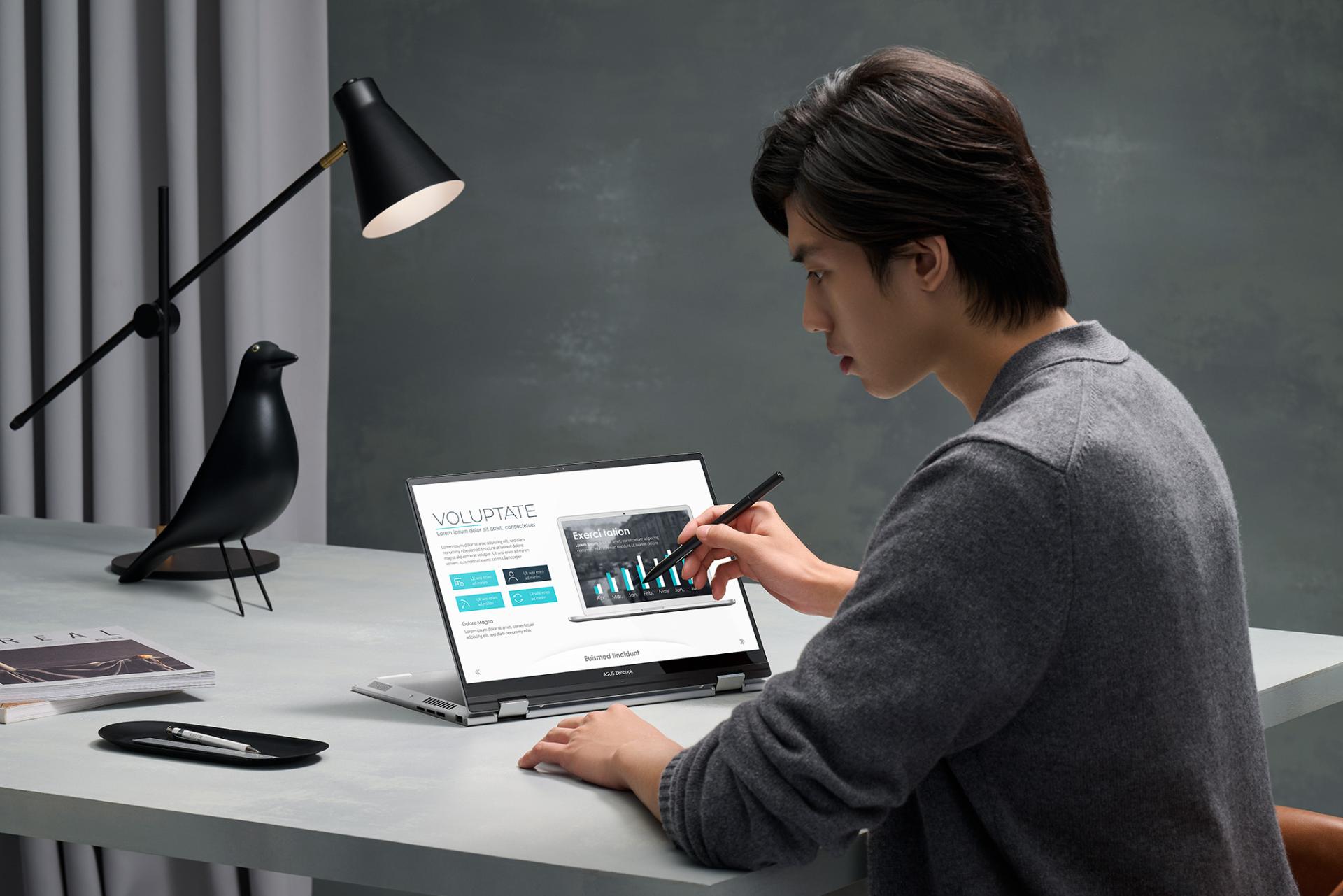 لپ تاپ تبدیل شدنی Zenbook 14 Flip OLED 