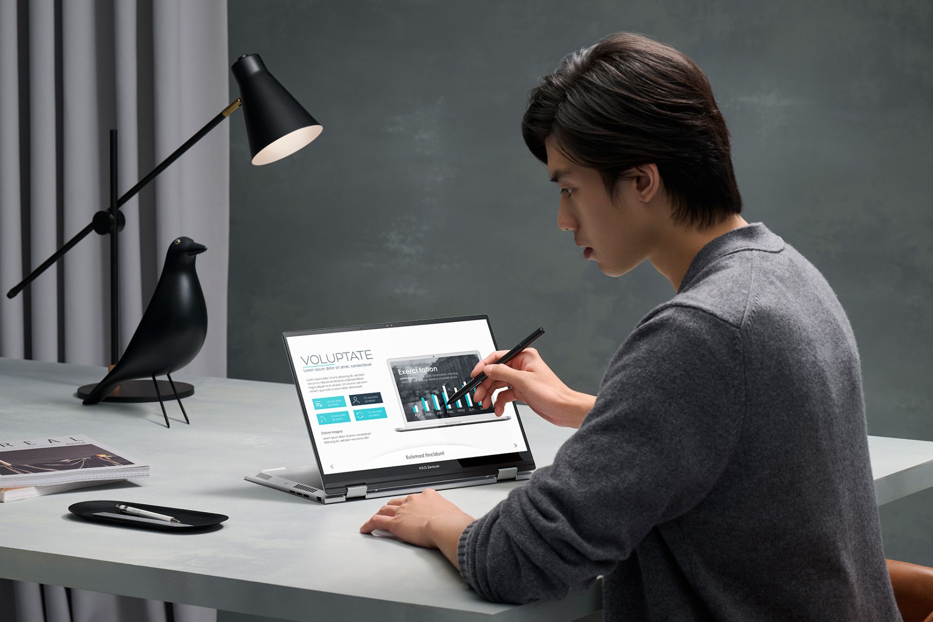 لپ تاپ تبدیل شدنی Zenbook 14 Flip OLED 