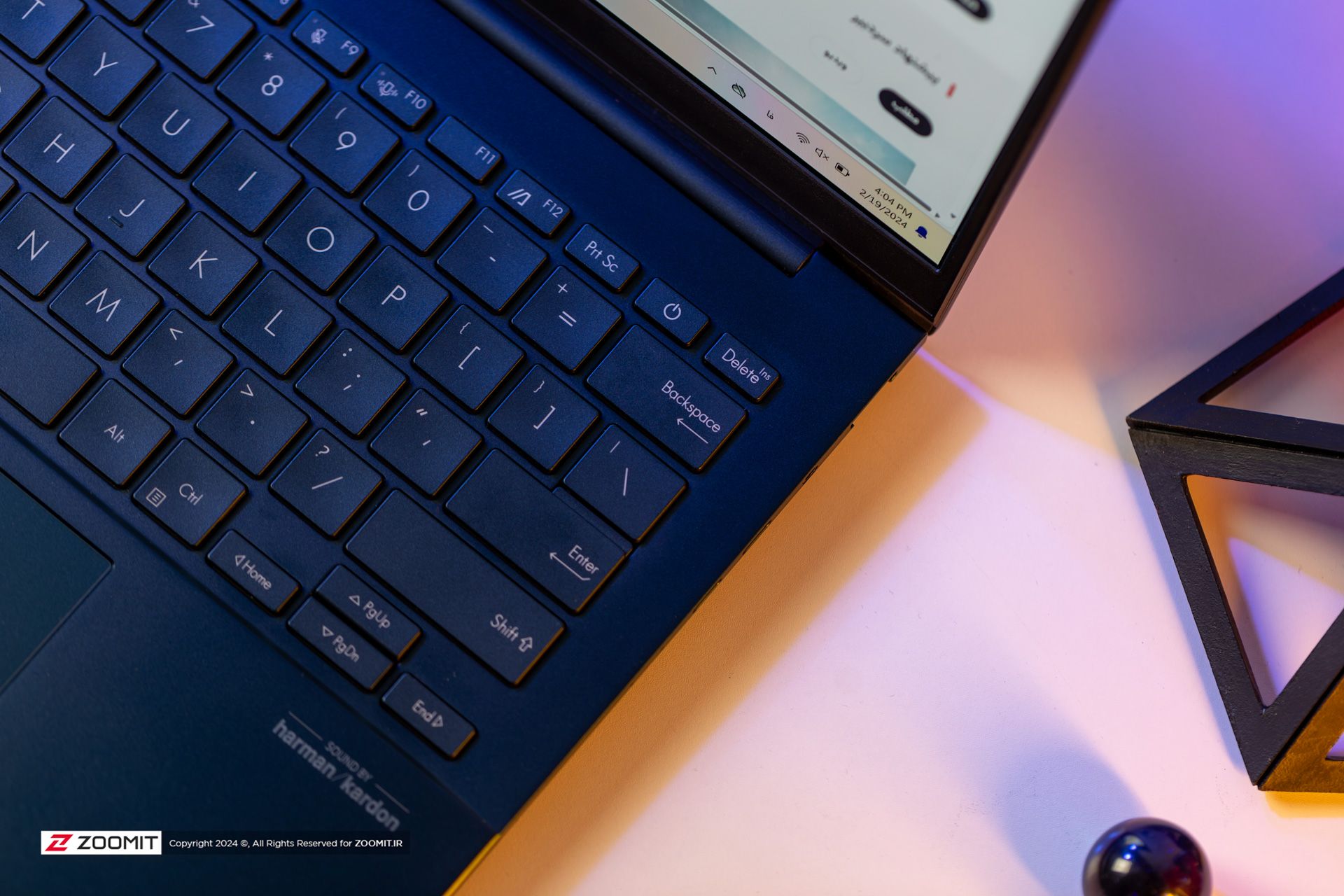 کیبورد لپ تاپ Zenbook 14 ایسوس