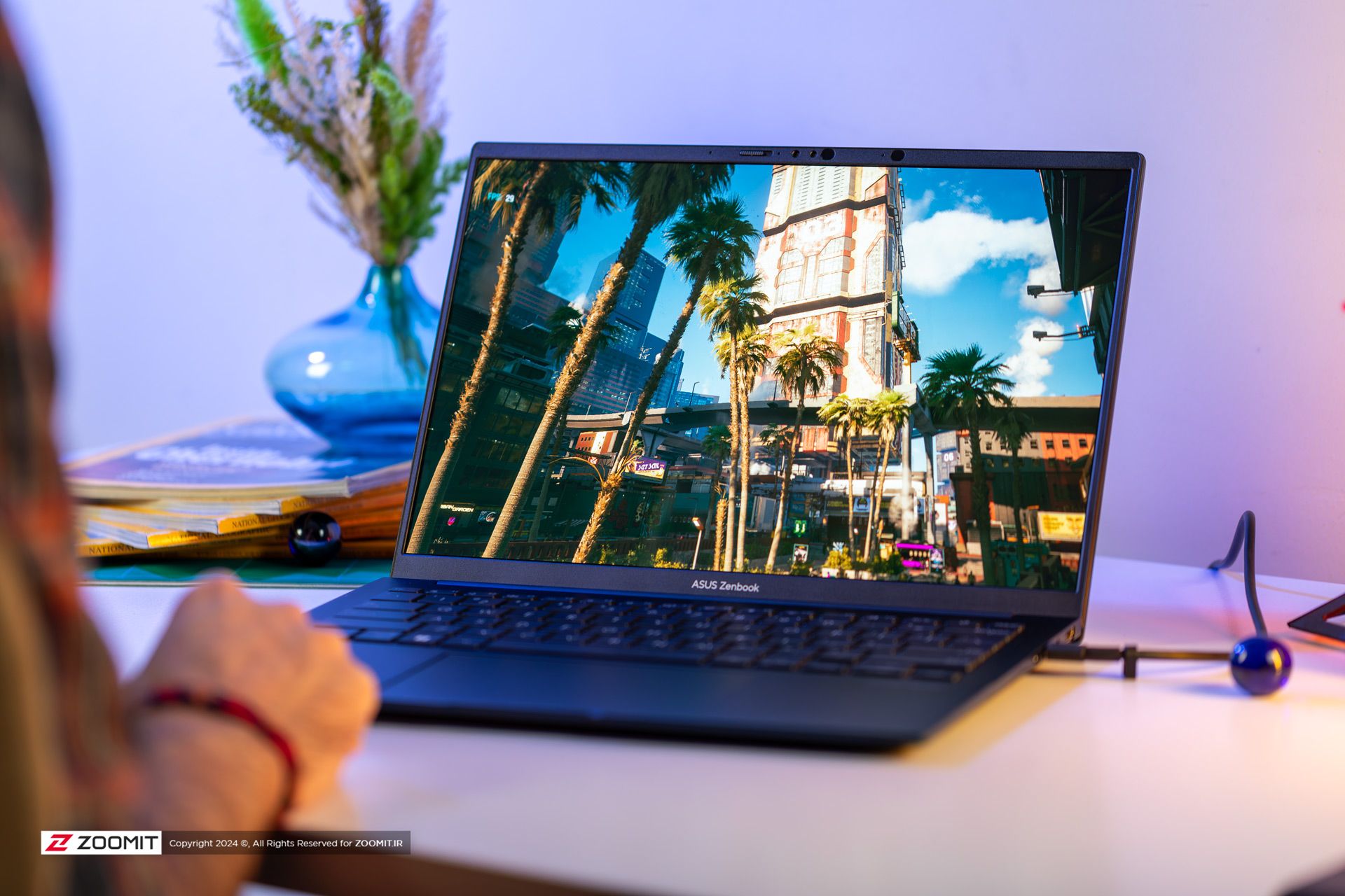 بازی با Zenbook 14 ایسوس