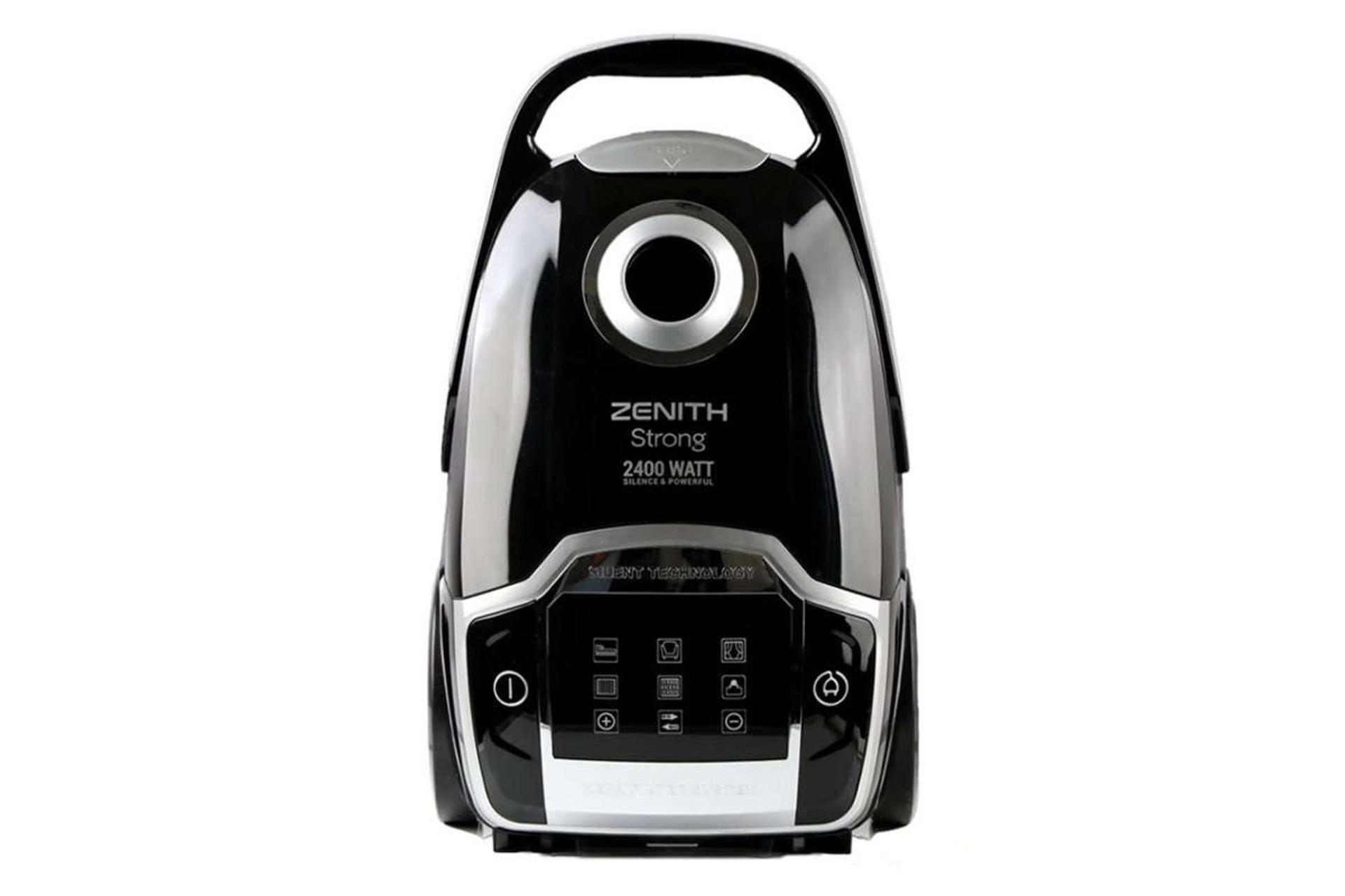 نمای جلوی جاروبرقی زنیت Strong رنگ مشکی