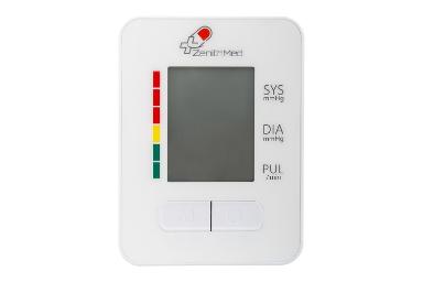 نمای روبه‌روی دستگاه فشار خون زنیت مد LD-575 با نمایش لوگو، نمایشگر و دکمه‌ها