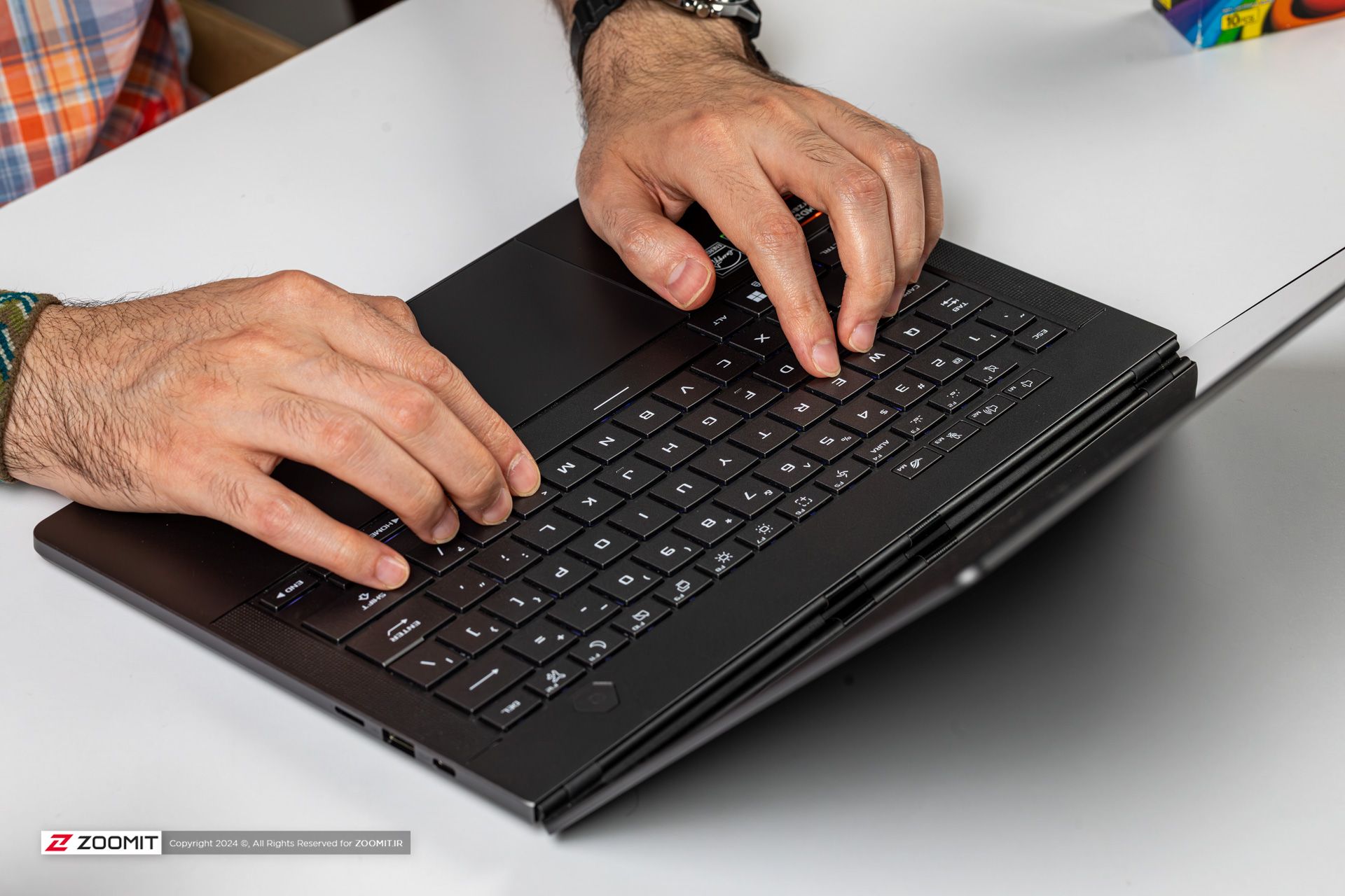 Typing with Asus Zephyrus G14 2024 laptop