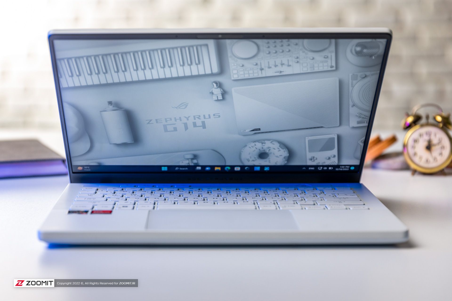 نمای جلویی ASUS Zephyrus G14 2022