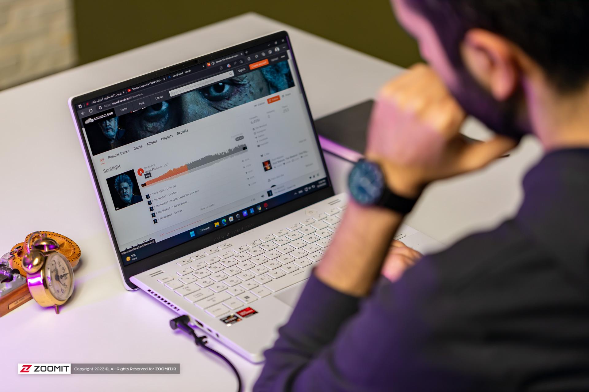 ساندکلاد با ASUS Zephyrus G14 2022