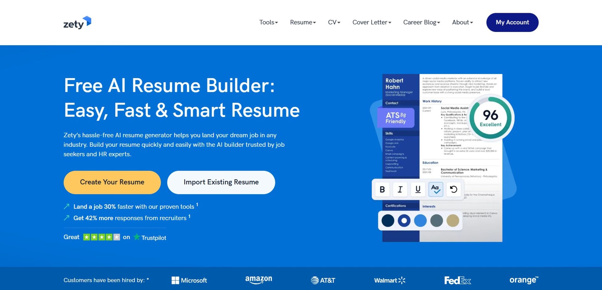 وب‌سایت Zety