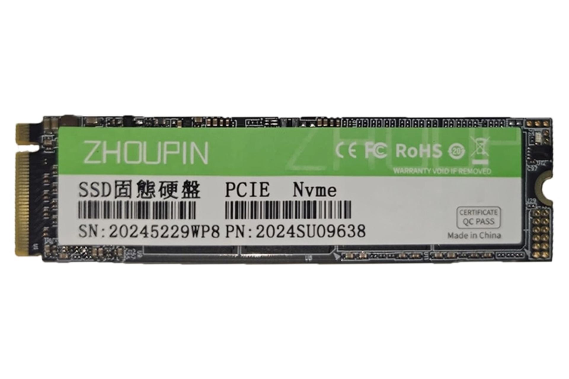 اس اس دی ژوپین Zhoupin 2280 NVMe M.2