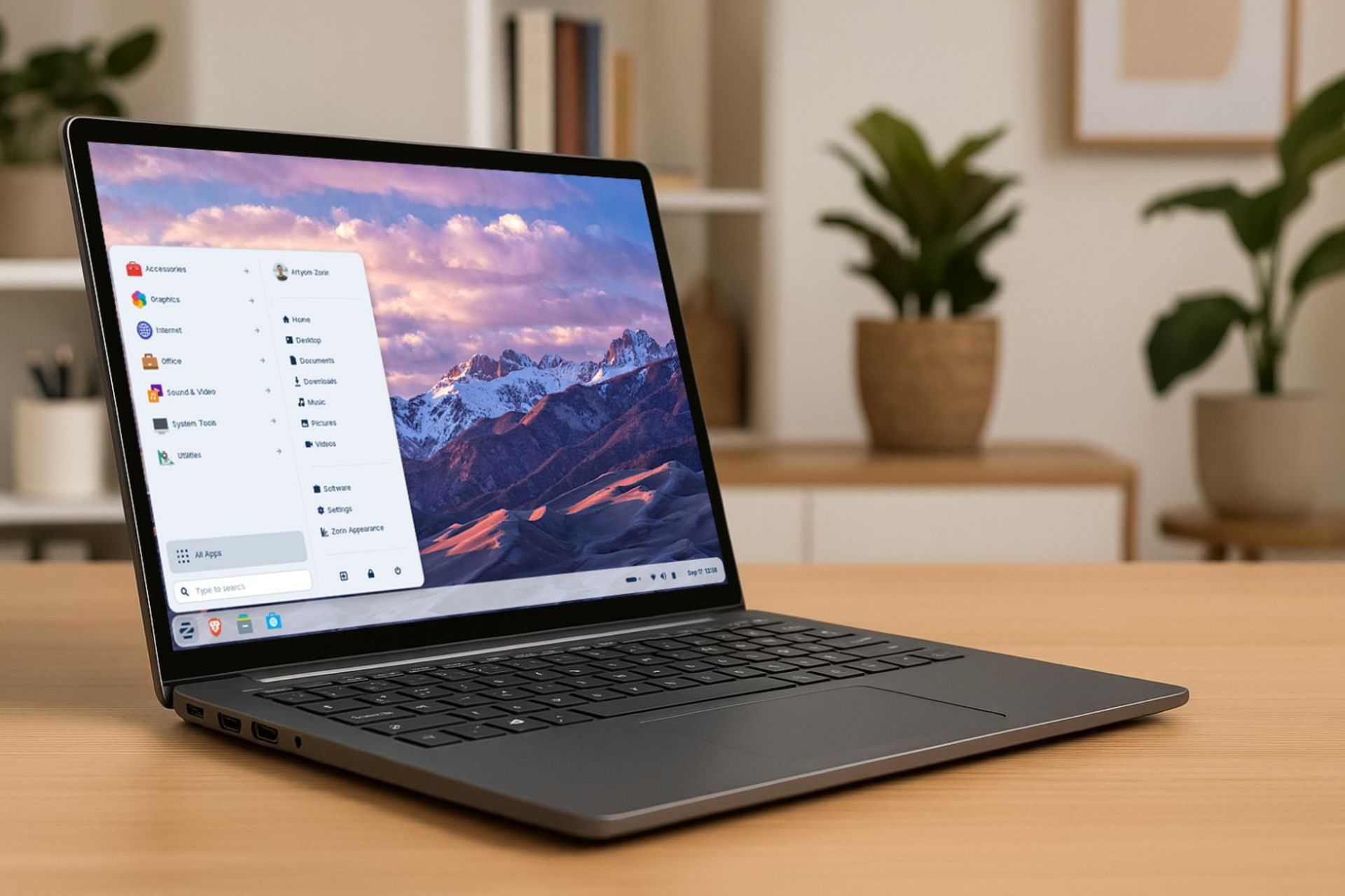 سیستم عامل zorin os روی لپ تاپ