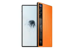 پنل جلو و پشت گوشی موبایل نوبیا رد مجیک 10 ایر زد تی ای نارنجی / ZTE nubia RedMagic 10 Air
