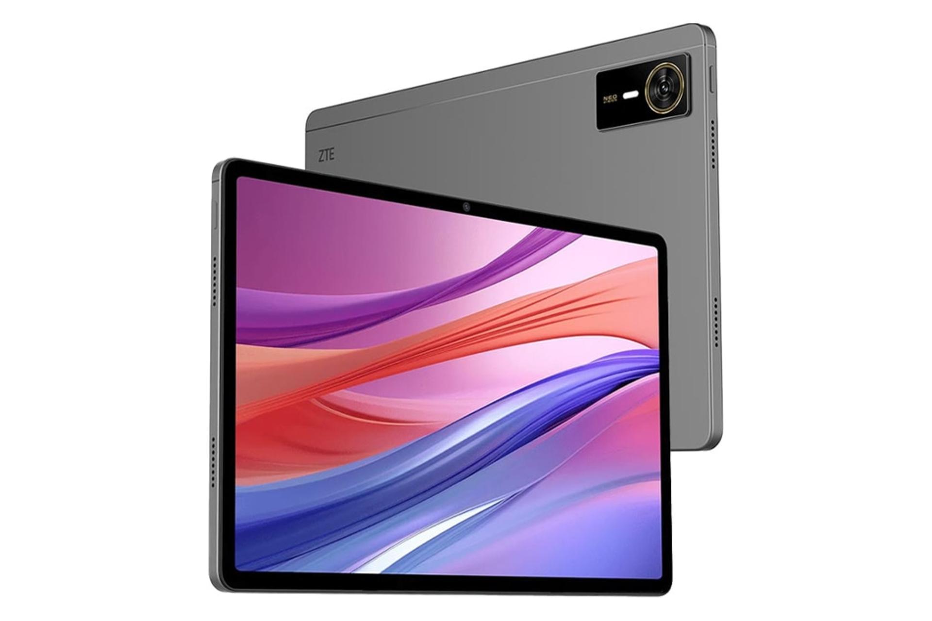 نمای کلی تبلت پد زد تی ای / ZTE Pad با نمایش پنل پشت و جلو