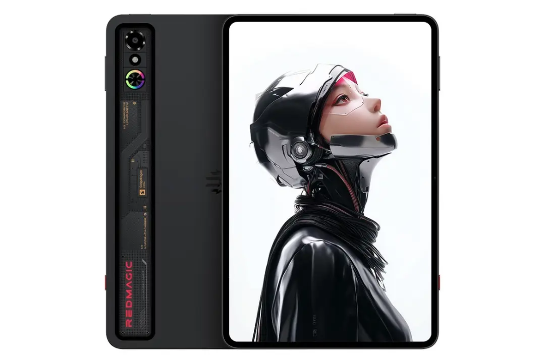 پنل جلو و پشت تبلت رد مجیک تبلت 3 پرو زد تی ای مشکی / ZTE RedMagic Tablet 3 Pro