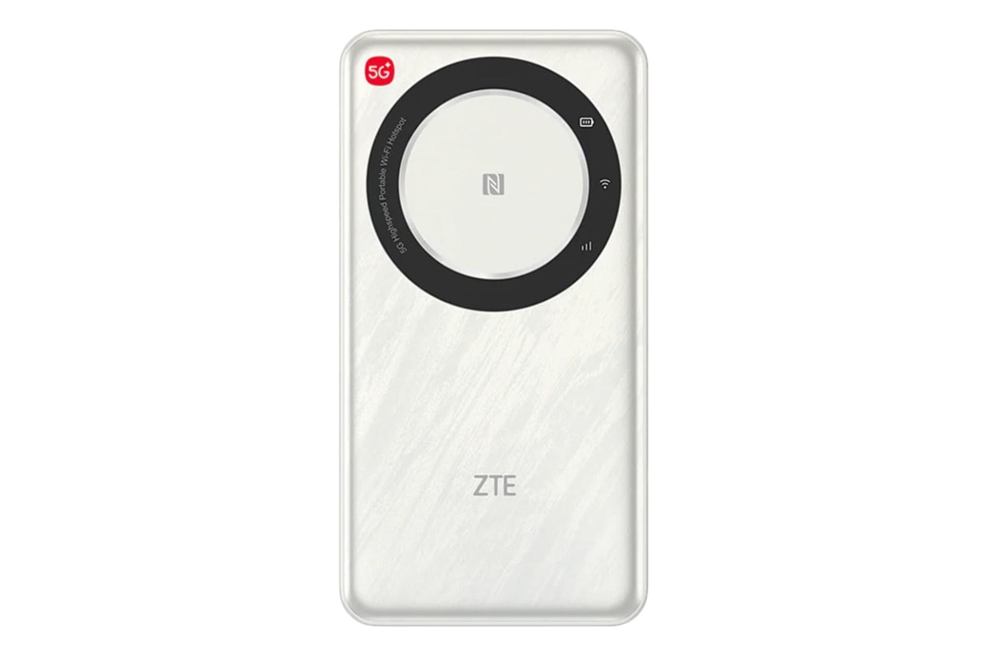 نمای جلوی مودم و روتر سیم‌ کارتی زد تی ای U30 Air با نمایش لوگو و نشانگرها