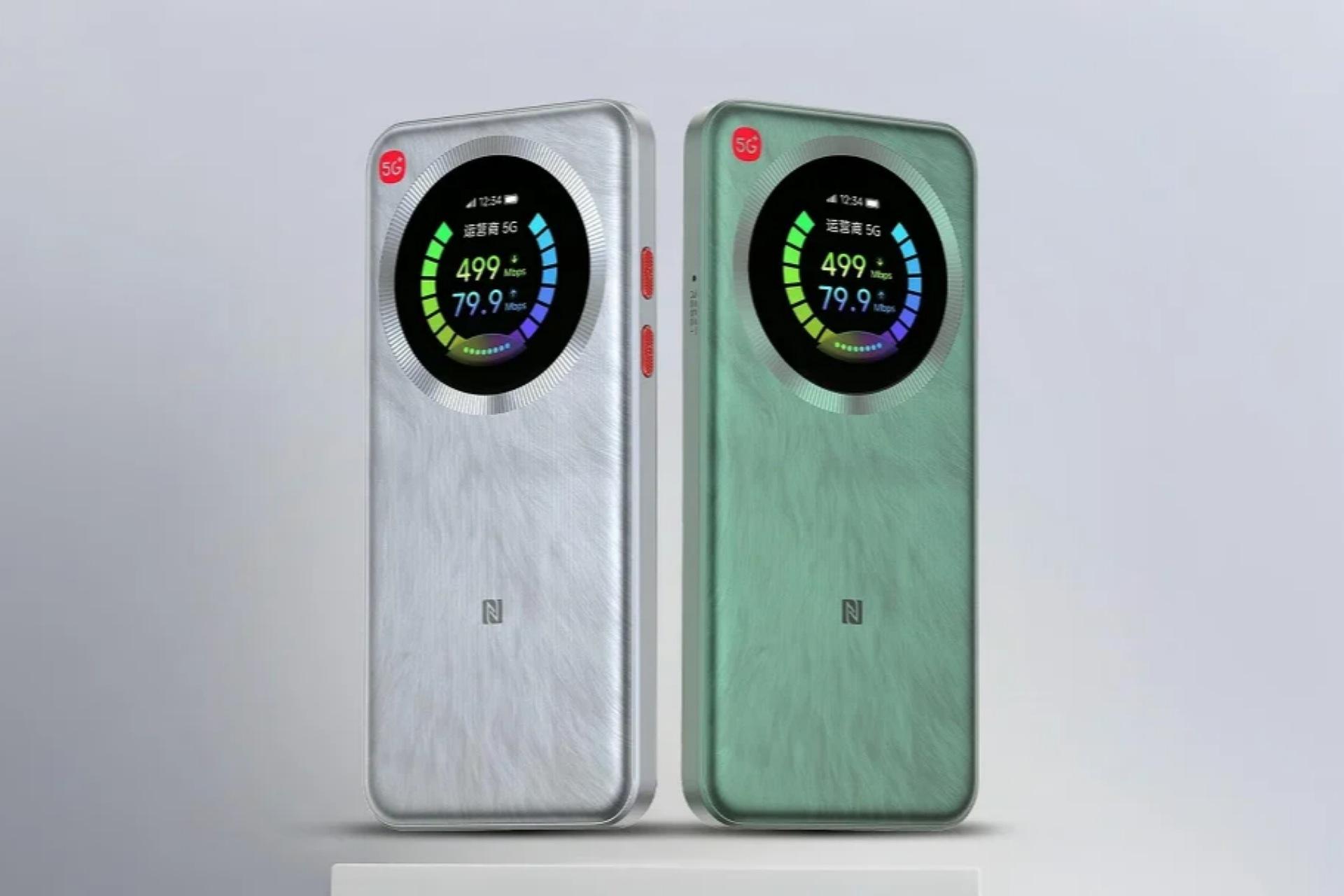 مودم همراه U30 Pro 5G در رنگ سبز و سفید