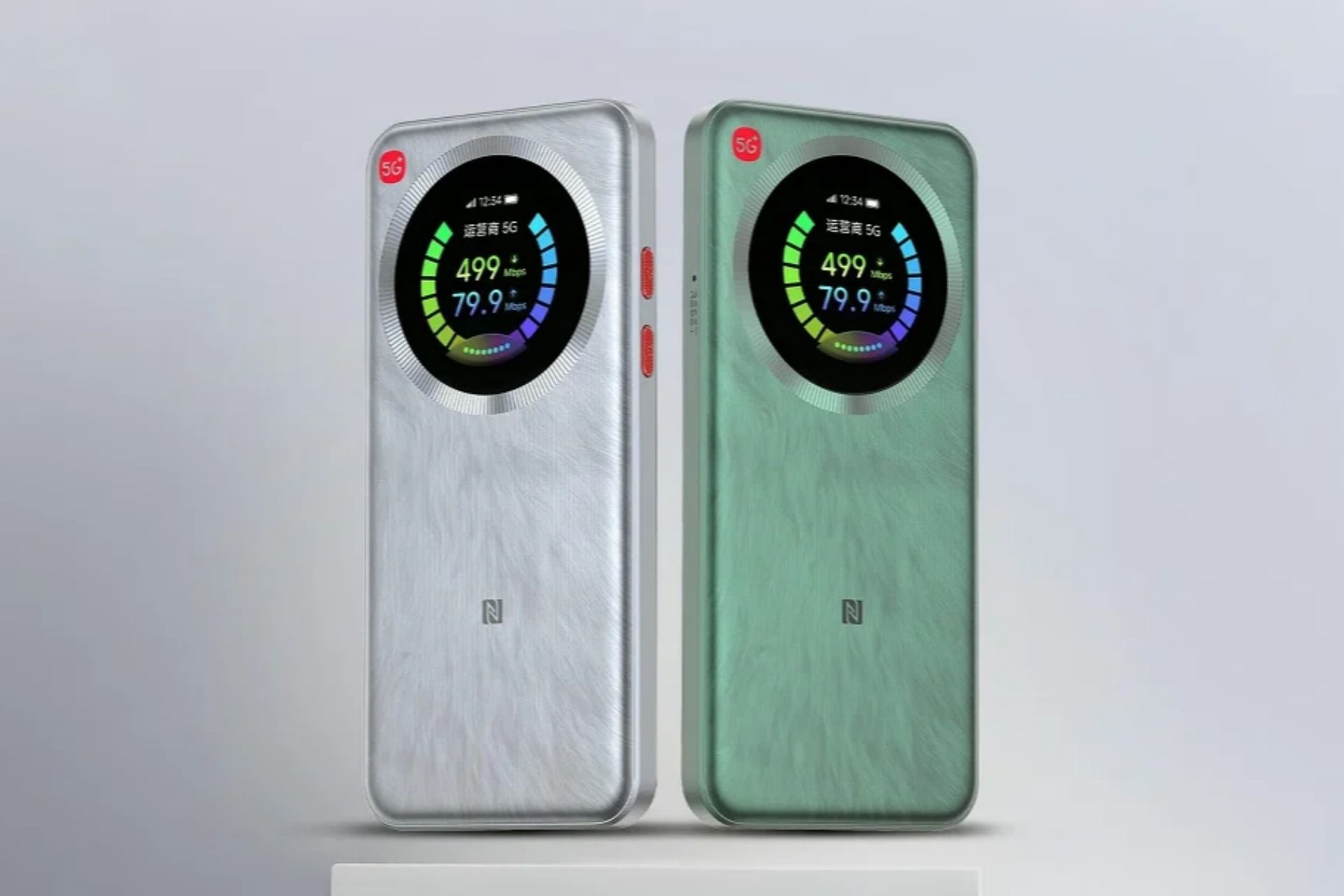 مودم همراه U30 Pro 5G در رنگ سبز و سفید