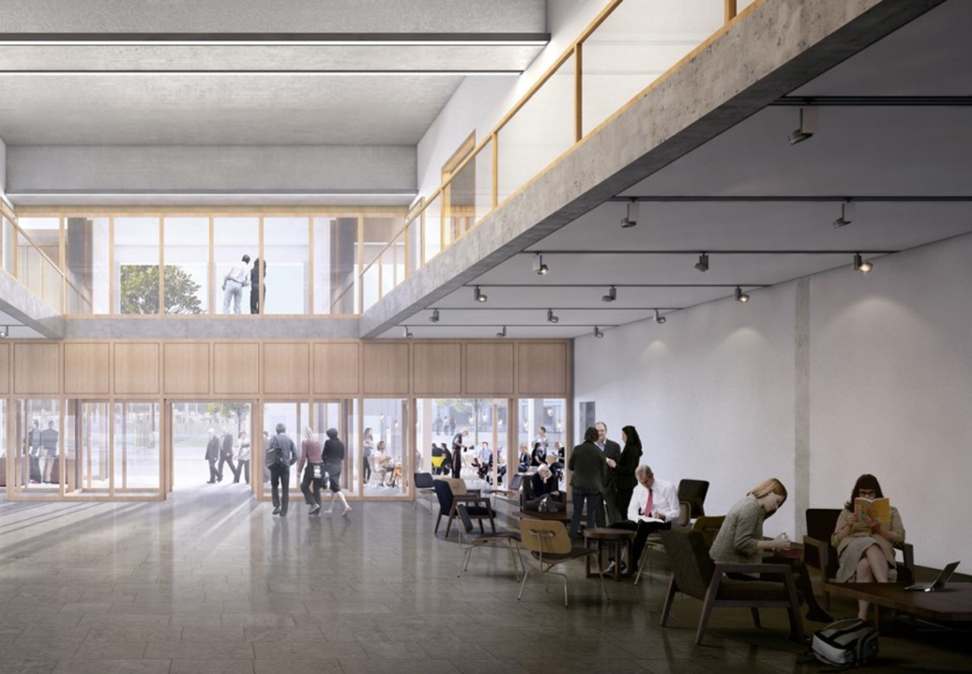 سالن مطالعه بزرگ دانشگاه فناوری زوریخ