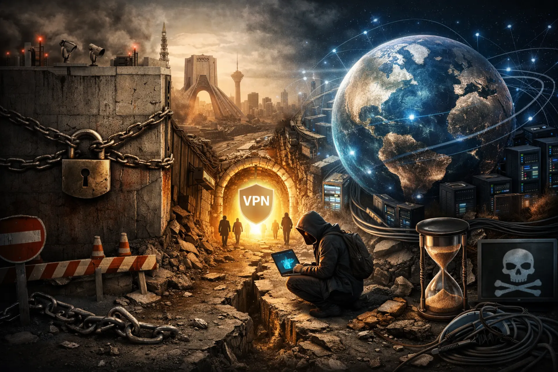 قطعی وصلی فیلترشکنها